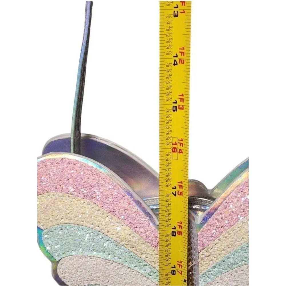 The Children's Place Girls Easter Glitter Holographic Butterfly Bag